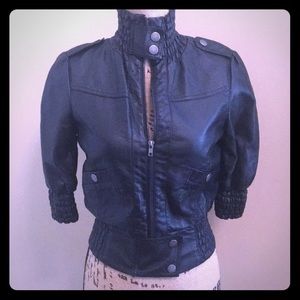 Black moto jacket from Bebe!